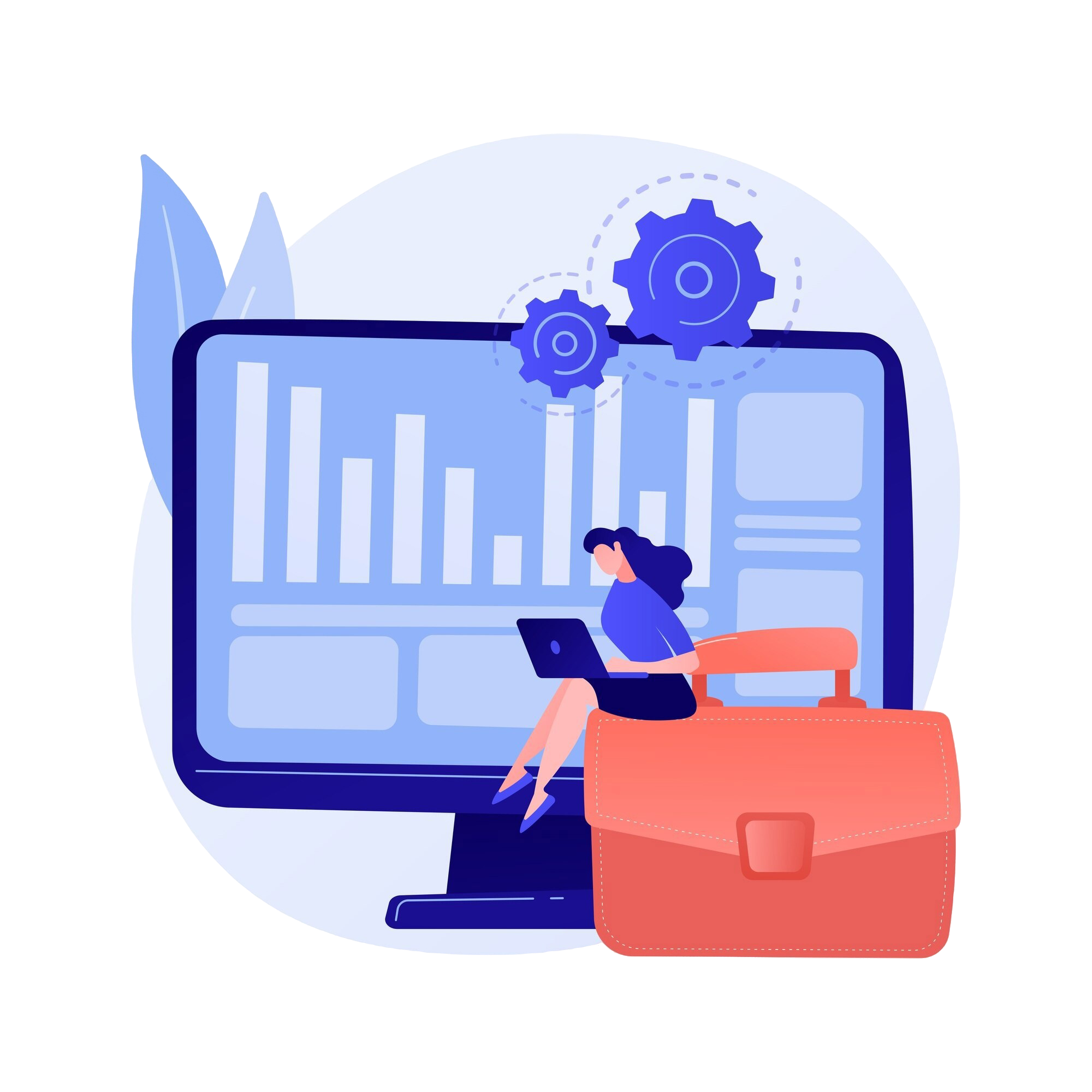 Business success illustration